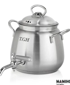 کتری کف چدن قیطاسی (TGH-تی جی اچ) مدل توس مات 5.‏2 لیتری کد 3003