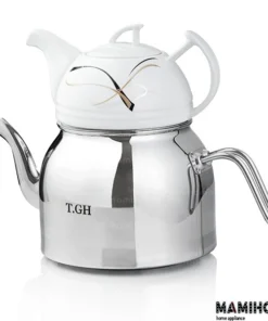 کتری قوری کف چدن قیطاسی (TGH-تی جی اچ) مدل کارن براق 3 لیتری کد 30750