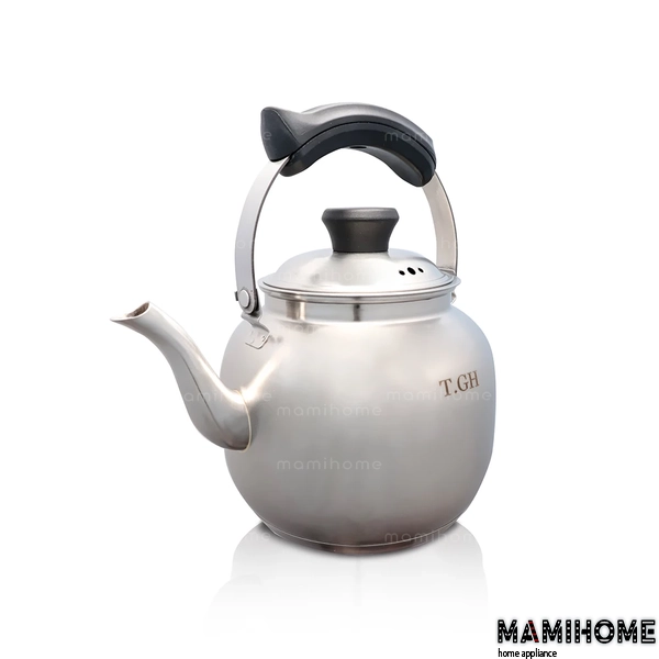 TGH-40008 کتری کف چدن قیطاسی (TGH-تی جی اچ) مدل بیستون مات 5.3 لیتری کد 40008