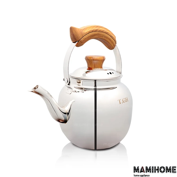 TGH-40009 کتری کف چدن قیطاسی (TGH-تی جی اچ) مدل بیستون براق 3.5 لیتری کد 40009