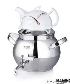 کتری قوری کف چدن قیطاسی (TGH-تی جی اچ) مدل پرشیا براق 5 لیتری کد 5080