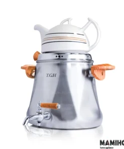 کتری قوری کف چدن قیطاسی (TGH-تی جی اچ) مدل اشکان مات 5.5 لیتری کد 6655