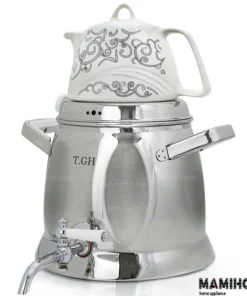 کتری قوری کف چدن قیطاسی (TGH-تی جی اچ) مدل کاوه براق 5.5 لیتری کد 7060