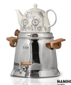 کتری قوری کف چدن قیطاسی (TGH-تی جی اچ) مدل کاوه براق 5.5 لیتری کد 7065