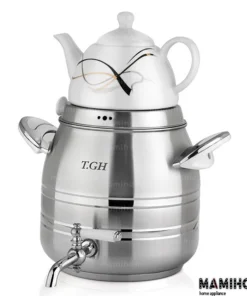 کتری قوری کف چدن قیطاسی (TGH-تی جی اچ) مدل پرسپولیس مات 5.‏6 لیتری کد 8020