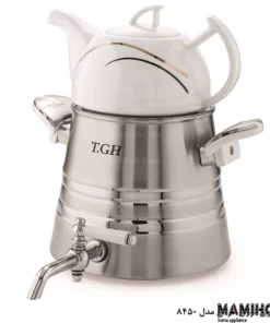 کتری قوری کف چدن قیطاسی (TGH-تی جی اچ) مدل هرمی 5.‏3 لیتری کد 8450