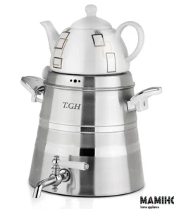 کتری قوری کف چدن قیطاسی (TGH-تی جی اچ) مدل هرمی 5.5 لیتری کد 8850