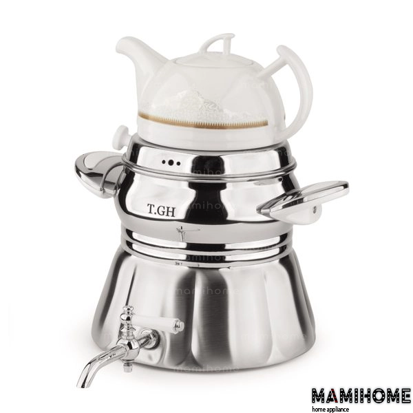 TGH-8865 کتری قوری کف چدن قیطاسی (TGH-تی جی اچ) مدل ویونا 5 لیتری کد 8865