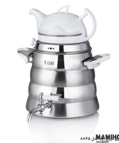 کتری قوری کف چدن قیطاسی (TGH-تی جی اچ) مدل آریا 5.5 لیتری کد 8875