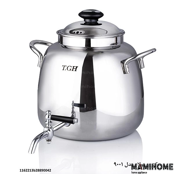TGH-9001 کتری قیطاسی (TGH-تی جی اچ) مدل پولاد براق 8 لیتری کد 9001