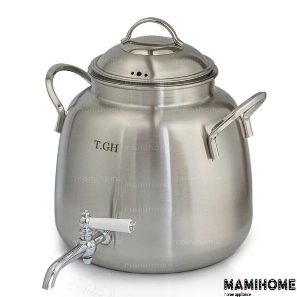 TGH-9002 کتری قیطاسی (TGH-تی جی اچ) مدل پولاد مات 8 لیتری کد 9002