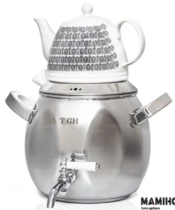 کتری قوری کف چدن قیطاسی (TGH-تی جی اچ) مدل برسام براق 6 لیتری کد 9060